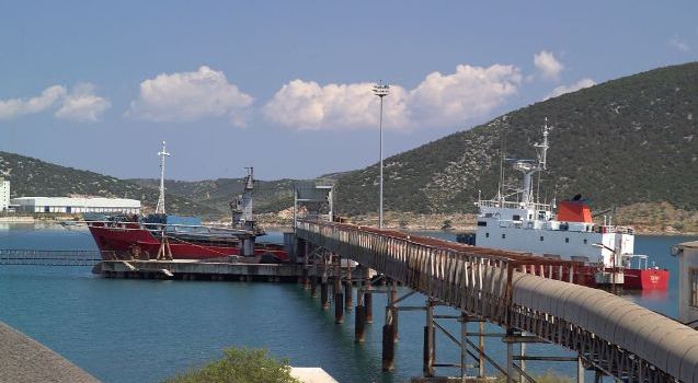Εργοστάσιο Αλμυρού σταθμός φόρτωσης
